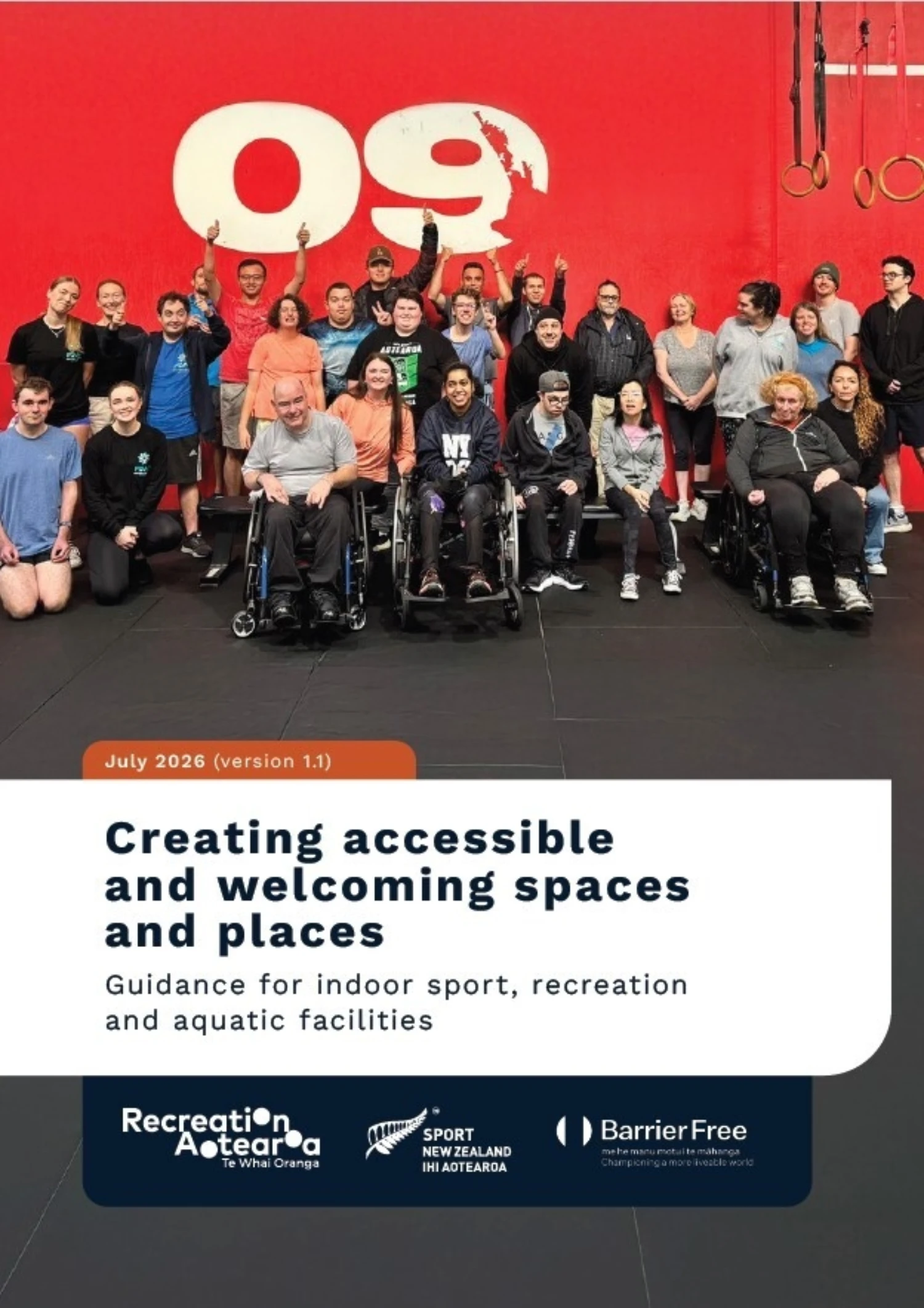 Cover of the Creating Accessible and Welcoming Spaces and Places guide.
